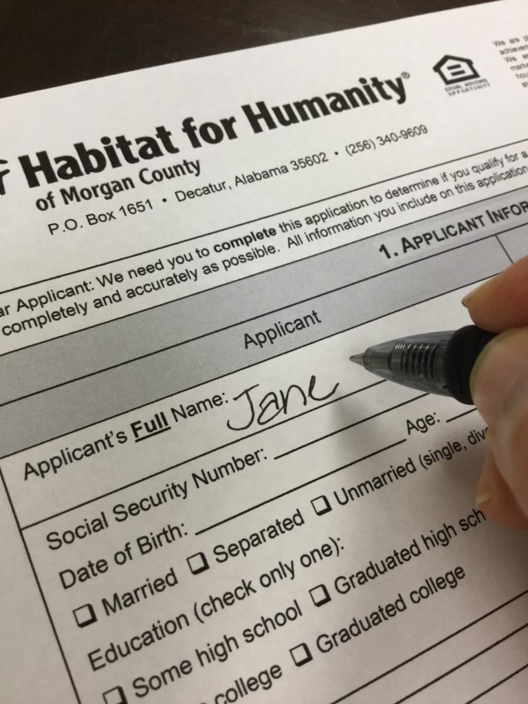 Housing applications available January 16 31! Habitat for Humanity