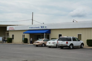 Habitat ReStore with Cars Parked in Front